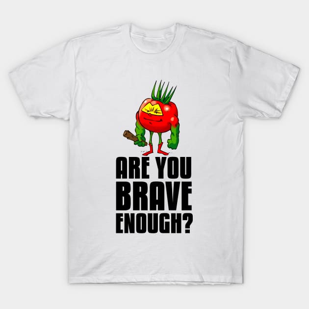 Foodietoon / Veggie Superheroes / Tomato "The Barbarian" / Train Hard T-Shirt by ProjectX23